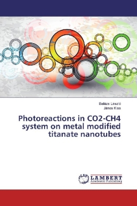 Photoreactions in CO2-CH4 system on metal modified titanate otubes