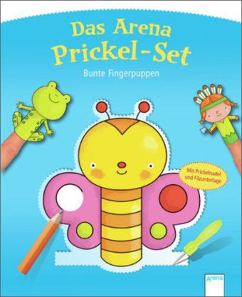 Das Arena Prickel-Set - Bunte Fingerpuppen