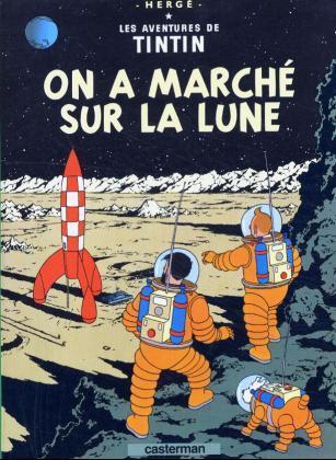 Les Aventures de Tintin - On a marche sur la lune. Schritte auf dem Mond, französische Ausgabe