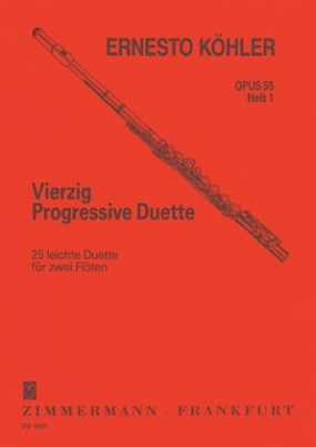 Vierzig progressive Duette op. 55 für 2 Flöten