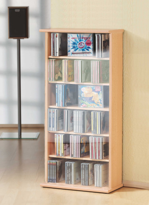 CD-Möbel "Vostan - buche" für 150 CDs