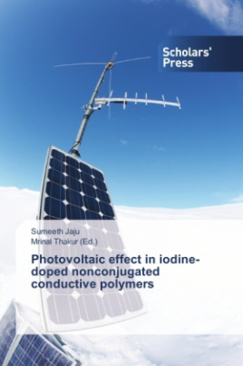 Photovoltaic effect in iodine-doped nonconjugated conductive polymers