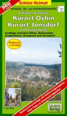 Doktor Barthel Karte Zittauer Gebirge, Kurort Oybin, Kurort Jonsdorf und Umgebung