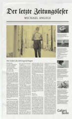 Der letzte Zeitungsleser