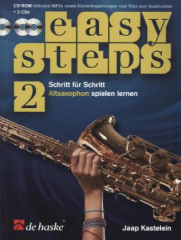 Easy Steps für Altsaxophon, m. 2 Audio-CDs + CD-ROM. Vol.2