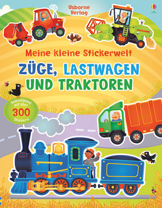 Meine kleine Stickerwelt: Züge, Lastwagen und Traktoren