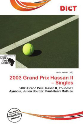 2003 Grand Prix Hassan II - Singles