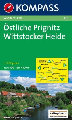 Kompass Karte Östliche Prignitz, Wittstocker Heide