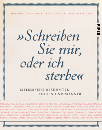 "Schreiben Sie mir, oder ich sterbe"