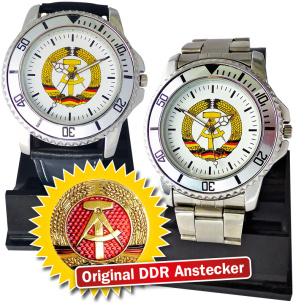DDR Armbanduhren-Anstecker-Paket