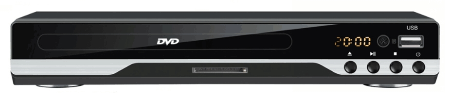 DVD Player schwarz/silber