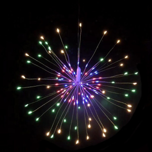 Hängestern Feuerwerk mehrfarbig mit 120 LEDs 