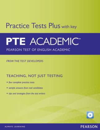 Pearson Test of English Academic Practice Tests Plus and CD-ROM with Key Pack