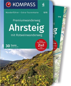 KOMPASS Wanderführer Premiumwanderweg Ahrsteig mit Rotweinwanderweg, m. 1 Karte