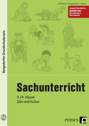 Sachunterricht, 3./4. Klasse, Zeit und Kultur, m. Audio-CD