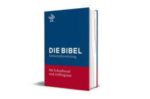 Bibel mit Schreibrand (Blauer Einband)