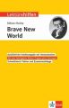 Klett Lektürehilfen Aldous Huxley 'Brave New World'