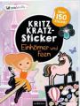 Kritzkratz-Sticker Einhörner und Feen