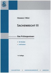 Sachenrecht III