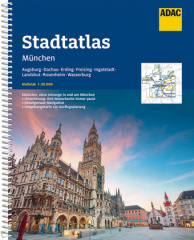 ADAC StadtAtlas München mit Augsburg, Dachau, Erding, Freising, Ingolstadt