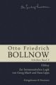 Otto Friedrich Bollnow: Schriften