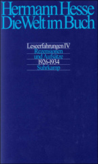 Rezensionen und Aufsätze aus den Jahren 1926-1934