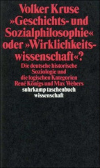 'Geschichtsphilosophie und Sozialphilosophie' oder 'Wirklichkeitswissenschaft'?