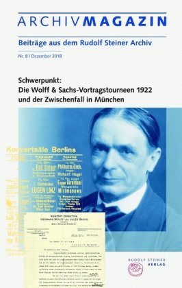 ARCHIVMAGAZIN. Beiträge aus dem Rudolf Steiner Archiv. Nr.8