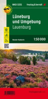 Lüneburg und Umgebung, Lauenburg, Wander + Radkarte 1:50.000