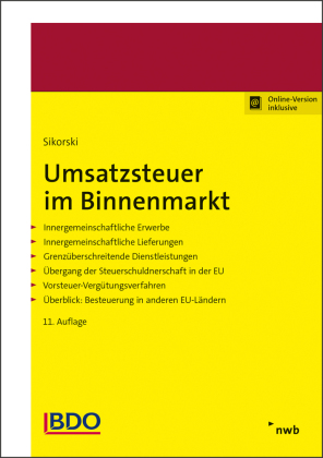 Umsatzsteuer im Binnenmarkt