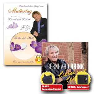 lieben und leben HANDSIGNIERT + Die ganz persönliche CD zum Muttertag mit Bernhard Brink + GRATIS Geldbörse + Damenhandtasche (exklusives Angebot)