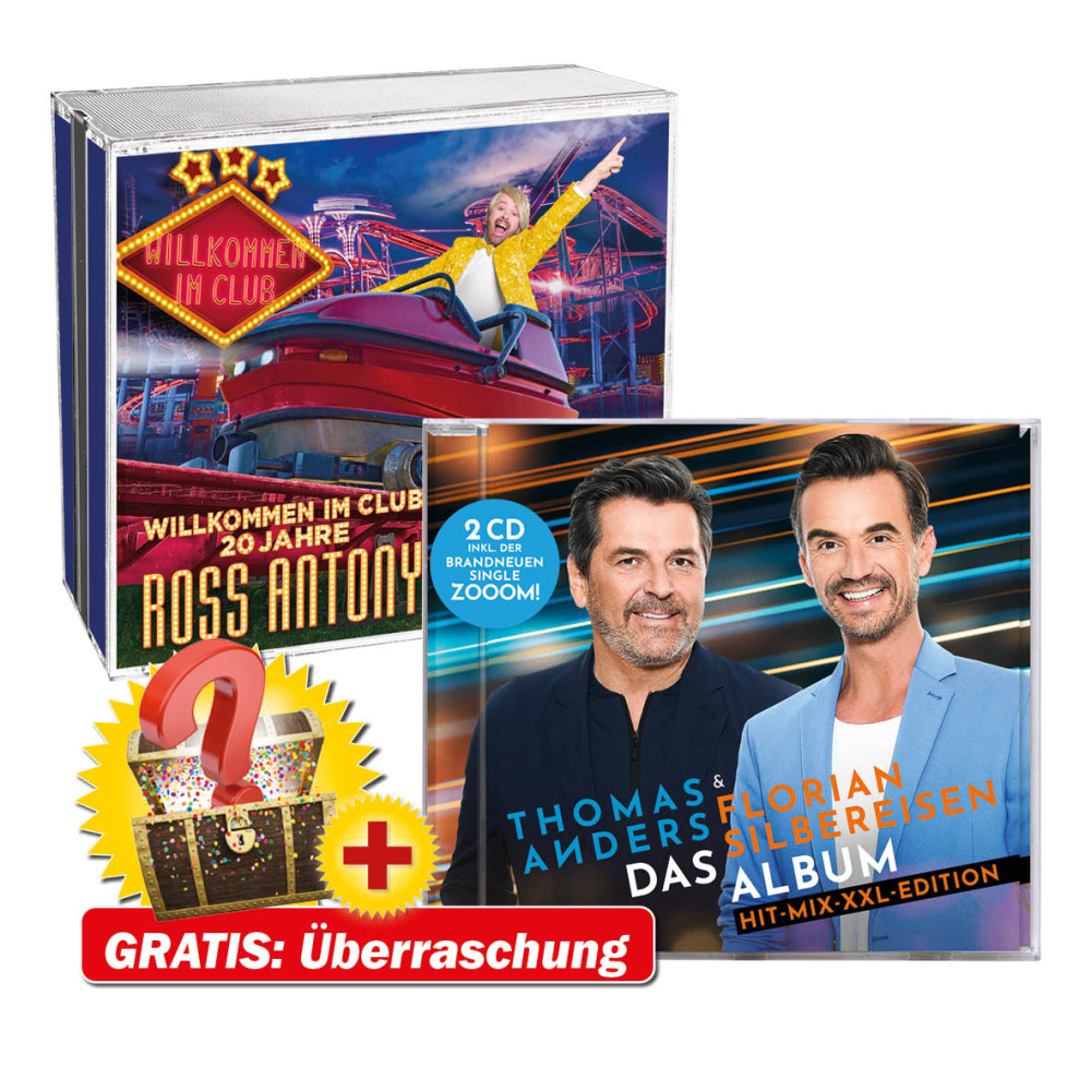 Willkommen im Club - 20 Jahre + Das Album (Hit-Mix-XXL-Edition) + GRATIS Überraschung Ross Antony