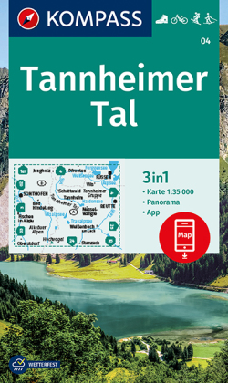 KOMPASS Wanderkarte Tannheimer Tal