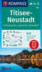 KOMPASS Wanderkarte 893 Titisee-Neustadt 1:25000