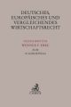 Deutsches, Europäisches und Vergleichendes Wirtschaftsrecht