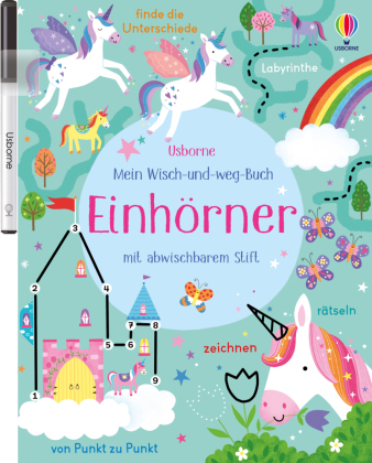 Mein Wisch-und-weg-Buch: Einhörner