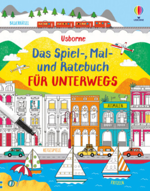 Das Spiel-, Mal- und Ratebuch für unterwegs