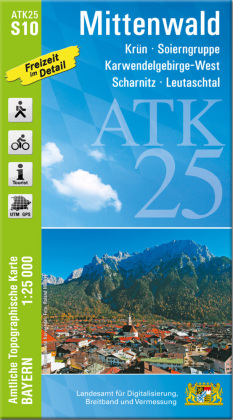 ATK25-S10 Mittenwald (Amtliche Topographische Karte 1:25000)