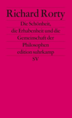 Die Schönheit, die Erhabenheit und die Gemeinschaft der Philosophen