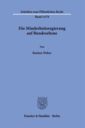 Die Minderheitsregierung auf Bundesebene.