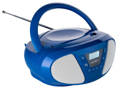 Boombox-Radio mit CD blau