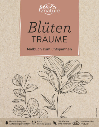 Blütenträume - Malbuch zum Entspannen (für Erwachsene)