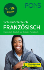 PONS Schulwörterbuch Französisch, m.  Buch, m.  Online-Zugang