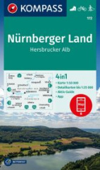 KOMPASS Wanderkarte 172 Nürnberger Land, Hersbrucker Alb 1:50.000