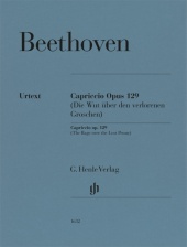 Beethoven, Ludwig van - Alla Ingharese quasi un Capriccio G-dur op. 129 (Die Wut über den verlorenen Groschen)