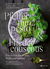 Pfefferminzpesto und Fliedercouscous