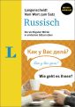 Langenscheidt Vom Wort zum Satz Russisch