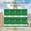 Große Meisterwerke Kollektion Hardcover (Bücher +8 MP3 Audio-CDs) - Lesemethode von Ilya Frank - Zweisprachige Ausgabe Englisch-Deutsch (mit kostenlosem Audio-Download-Link), m. 8 Audio-CD, m. 8 Audio, 8 Teile