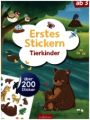 Erstes Stickern - Tierkinder