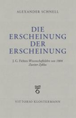 Die Erscheinung der Erscheinung